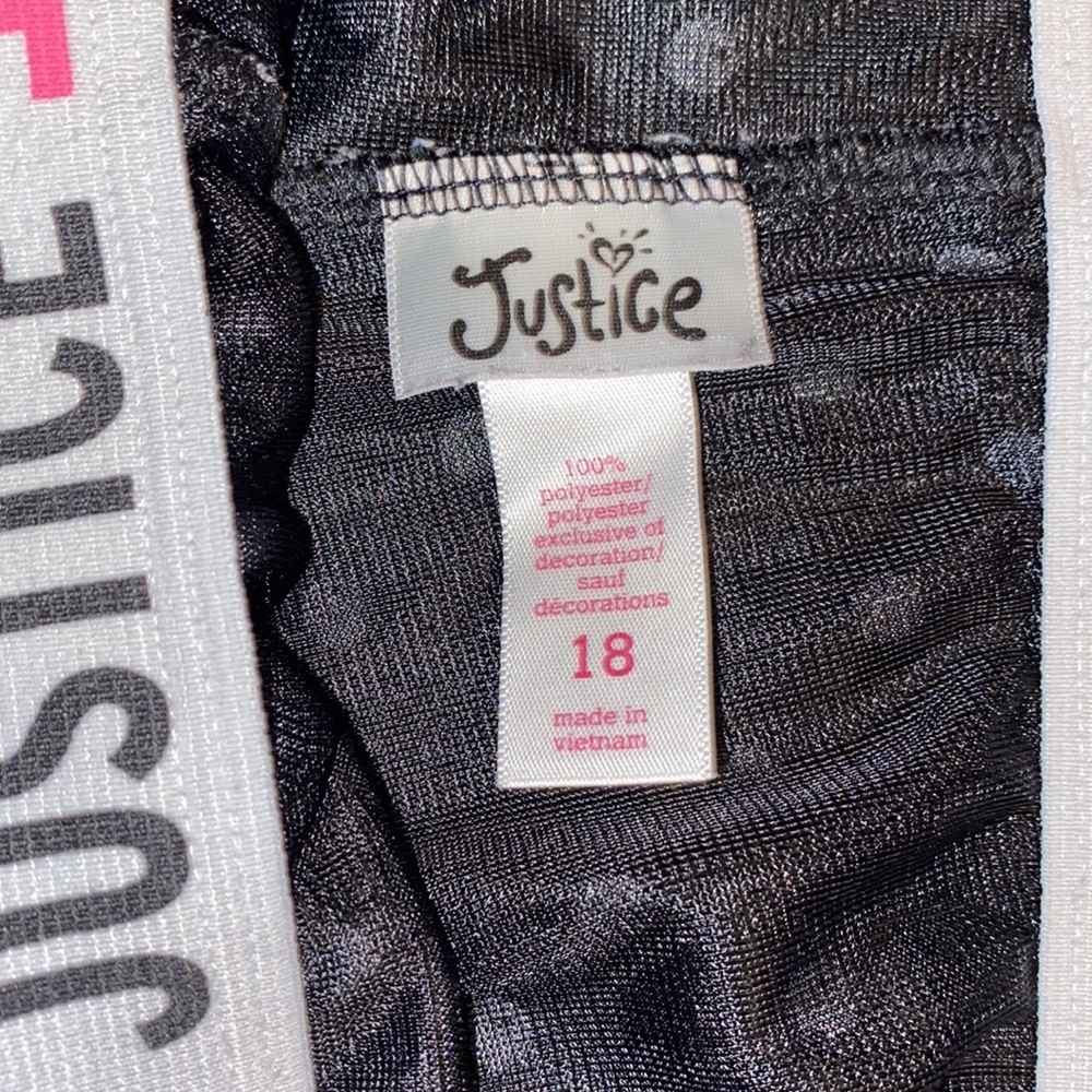 Girls Justice Polka Dot Athletic Shorts - Picture 3 of 6